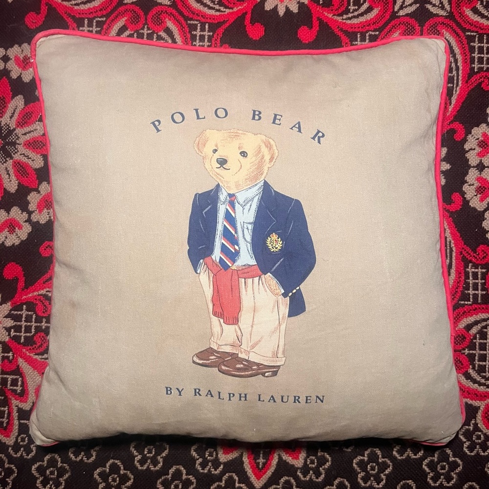 Polo Bear Pillow